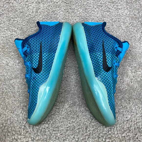 Nike 2014 Kobe Flight Sneakers In Blue Lagoon 726069-403 Toddler US Size 9c - Picture 4 of 9